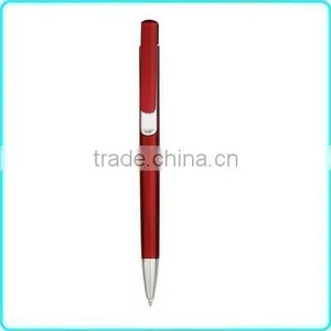 Red Metallic Finished Body Pens Press Ballpoint Pens thumbnail-1