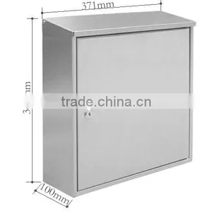 Wall Mounted Stainless Steel Letter Boxes thumbnail-1