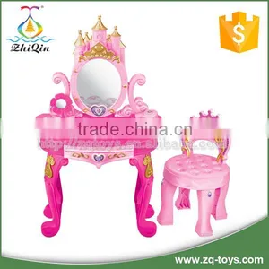 Good Quality Plastic Kids Dressing Table With Beauty Set Toy thumbnail-1