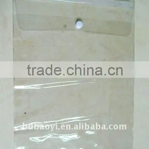 Plastic Garment Bags With Hook and Button for Packing Cloth thumbnail-1