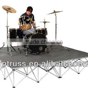 2015 RP Smart Aluminum Movable Stages With Tempered Glass or Plywood Platform or Acrylic thumbnail-3
