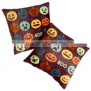 Eco-friendly Chair Back Support Halloween Digital Printed Pumpkin Pillow for Kid thumbnail-1