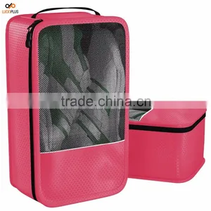 Luckiplus Shoe Bag - Convenient Packing System For Your Shoes When Traveling Pink thumbnail-4