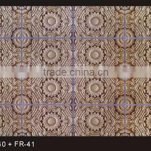 FR40 PU Wall Plaques/wall Roof Trimps/Decorative PU Moulding thumbnail-1