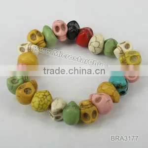 Skull Turquoise Bracelet Hot Sales thumbnail-1