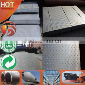 Hot Sale! Low Price! Large Stock! S235jr Q235b Ss400 St37 Checker/chequer Steel Plate Skid Steel Plate thumbnail-2