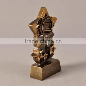 Starry Shape Trophy Cup Track for Recording Resin Souvenir thumbnail-2