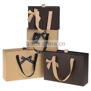 Fashionable Brown Paper Paper Gift Box thumbnail-2