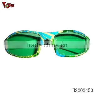 Green Cool Plastic Glasses thumbnail-1