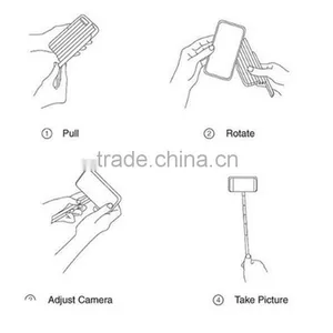 4.7 Inch for Selfie Stick Aluminum Creative Cell Phone Case Remote Selfie Case For Iphone 6 thumbnail-6