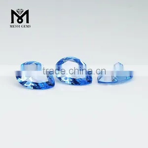 Hot Sale Synthetic Pear Machine Cut Artificial Spinel Gemstone thumbnail-5