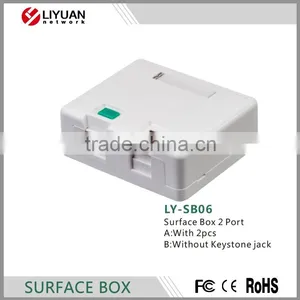 LY-SB06 Surface Mounting RJ45 CAT5 Network Junction Box thumbnail-1
