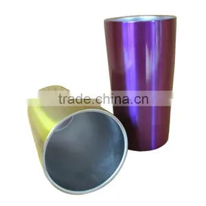 Easy Holding 450ml Double Layer LFGB FDA Metal Coffee Tumbler Japan Standard Colorful Water Mug Home Use Coffee Cup thumbnail-1