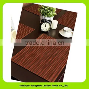 16020 Guangzhou Supplier Tea Cup Coaster /faux Leather Placemats and Coasters thumbnail-5