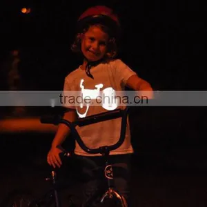 Custom Plastisol Reflective Heat Transfer for T-shirt thumbnail-1