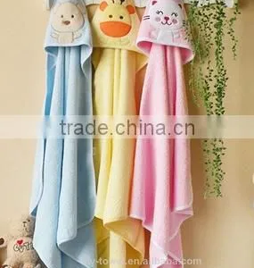High Grade 100%cotton Baby Towel Terry Animal Pattern Baby Bath Towel thumbnail-2