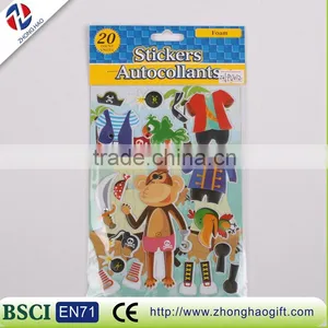 2016 Simple New Puffy Sticker for Kids thumbnail-1