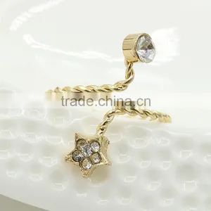 High Quality Jewelry Latest Star Simple Finger Ring For Women thumbnail-2