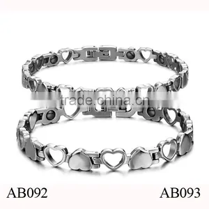 Cheap Wholesale Make Your Own Fashion Men's Stainless Steel Bracelet For Couples thumbnail-6