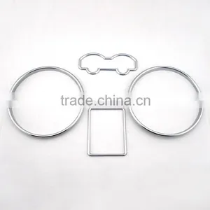 Chrome Dial Ring Surrounds for vw Golf Mk4 Parts thumbnail-2