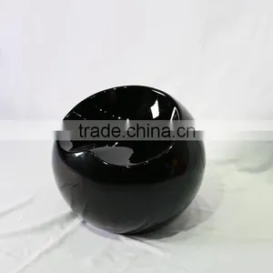 ABS Plastic or Fiberglass Outdoor Garden Finn Stone Ball Chair thumbnail-3