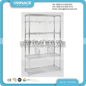 New Design Adjustable Chrome Metro Wire Shelving For Storage thumbnail-1