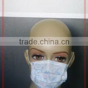 Cleanroom Disposable Cartoon Children Uses Surgical Face Masks thumbnail-1