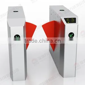 Pedestrian Barcode Scanner Flap Turnstile Waist High Turnstile With Wide Lane For Disable People thumbnail-1