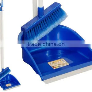 Plastic Dustpan With Brush Easy to Use thumbnail-1
