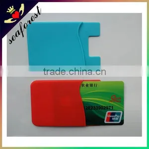 2016 New Mobile Phone Silicone Smart Card Wallet 3m Sticky thumbnail-6