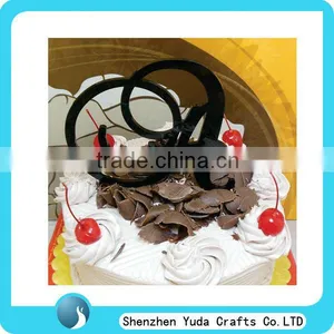 Black Acrylic Monogram Wedding Cake Topper Custom Shaped Cake Toppers thumbnail-1