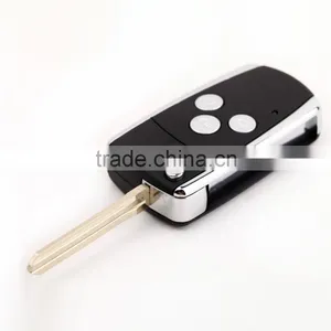 3 Button Flip Remote Folding Key Shell Case thumbnail-1