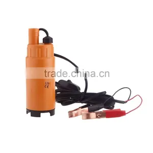 12V Water Oil Diesel Fuel Transfer Pump Submersible On/Off Switch Car Van Plastic Orange thumbnail-5