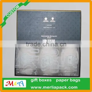 Peerless Wedding Party Shower Soap Empty Box Litho Paper Gift Boxes Bouquet Jasmine Soap Pack of 3 Boxes thumbnail-1