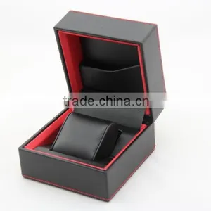 Luxury Black Leather Watch Box for Men thumbnail-1