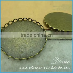 Wholesale Blank Pendant Settings Cameo,Antique Bronze Cabochon Setting Pendant thumbnail-5