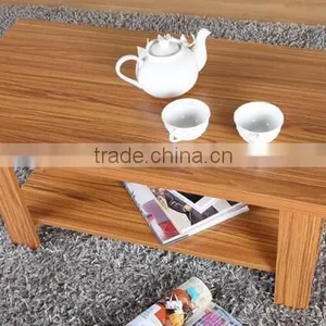 Veneer Particle Board Modern Coffee Table thumbnail-1
