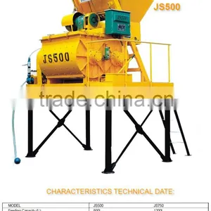 Parts Spares Construction Equipment Cheap Js500 Concrete Mixer Capacity thumbnail-2