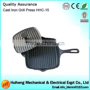 Meat Steak BBQ Cast Iron Steak Grill Plate thumbnail-2