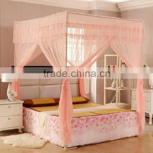 China Manufacturer Colorful Polyester King Size Bed Mosquito Net thumbnail-1