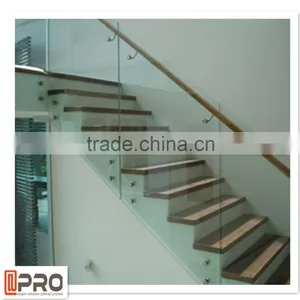 New Design Modern Stair Railing Glass Aluminium Balustrade thumbnail-1