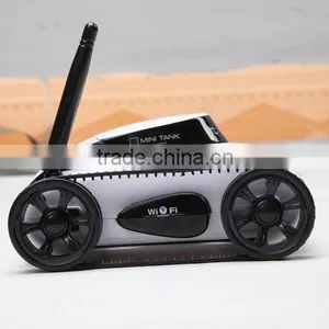 Mini I-Spy 4CH RC Tank WiFi FTV Car Android/IOS Controled WiFi Camera Remote Control Tank thumbnail-3