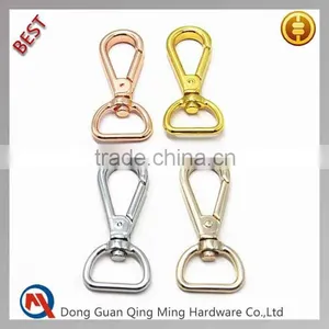 16mm Gold Plating Metal Key Chain Snap Hook thumbnail-1