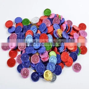 Gifted Packed Colorful Gold Coin Shape Chocolate thumbnail-1