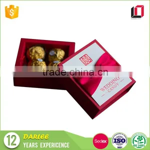 Professional OEM Sliding Drawer Shape Luxury Wedding Favors Gift Box With Ribbon thumbnail-5