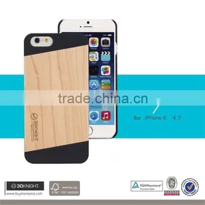 OEM Wood Factory Private Label Laser Engraving LOGO for i Phone 6 Cover, for IPhone 6s Plus Bamboo Wooden Bumper Cases Universal thumbnail-1