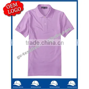 Hot Sell Newest 100% Cotton Women's Plain Polo Shirt thumbnail-1