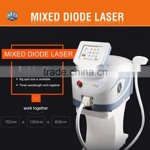 Mixed 808nm Diode Laser Alexandrite Laser Laser Hair Removal Machine for Sale thumbnail-1