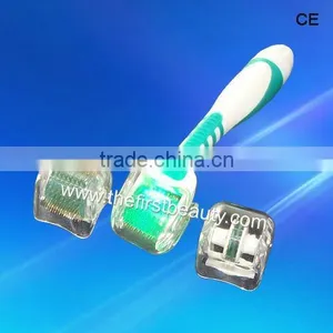 Anti Cellulite Microneedle Skin Derma Roller for Acne Scar Removal (LED Light+Changeable Head) thumbnail-1