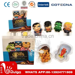 Cartoon Hero Chocolate Eggs With Toy thumbnail-1